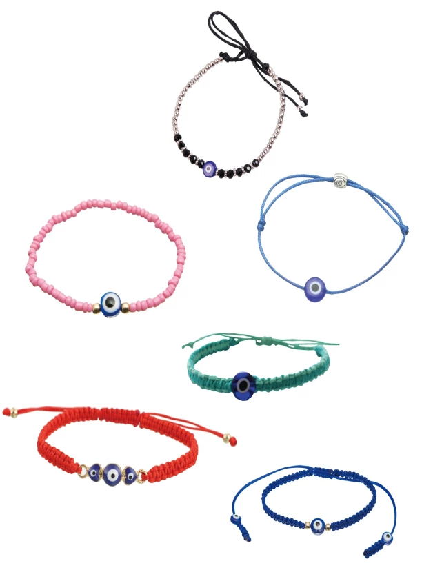 Evil Eye Bracelets Wholesale 540 Pcs. - Puka Creations